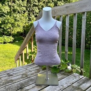 H&M ⎮ Lilac ribbed camisole